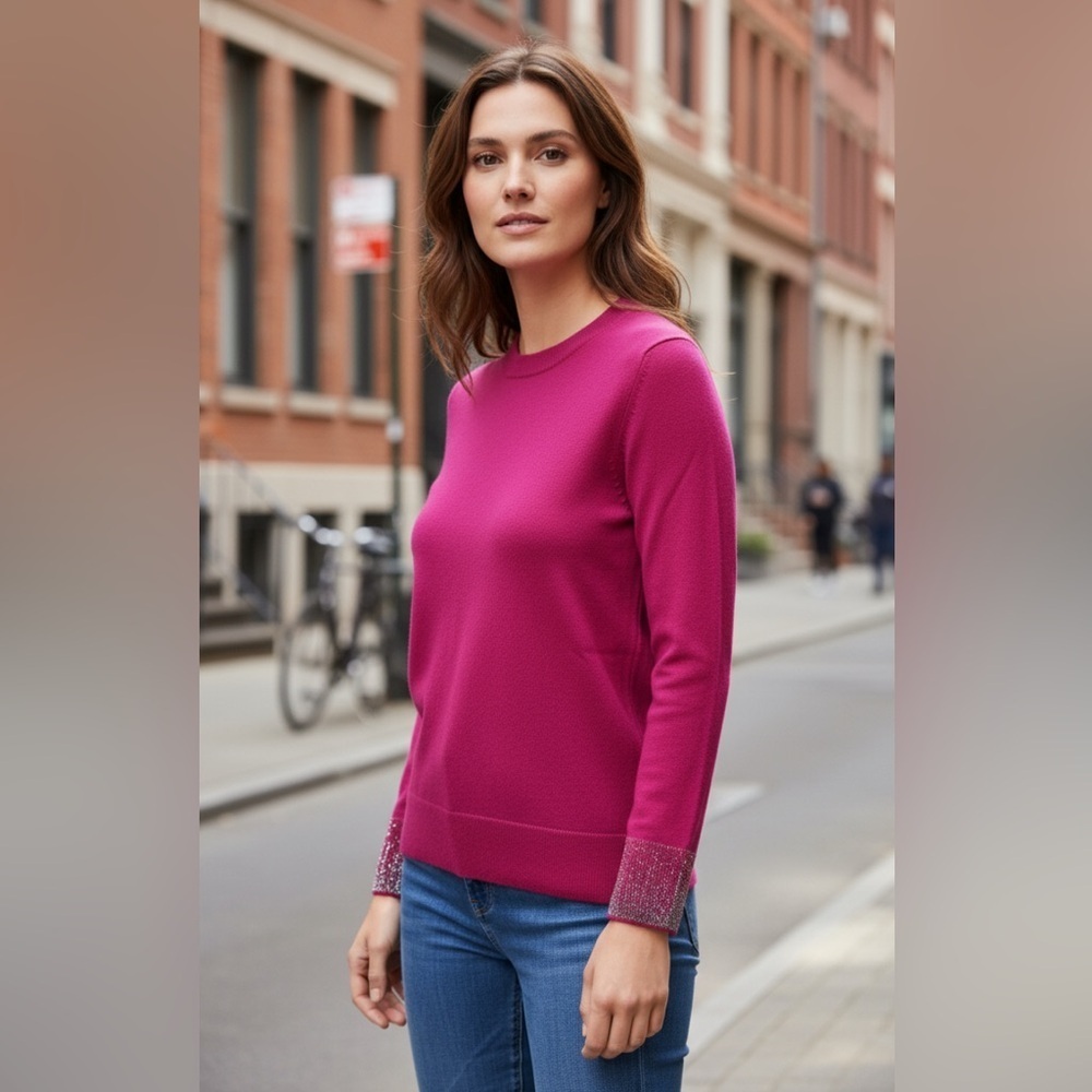 Zadig & Voltaire merino wool Pink Women's Sweater - Picture 2 of 15